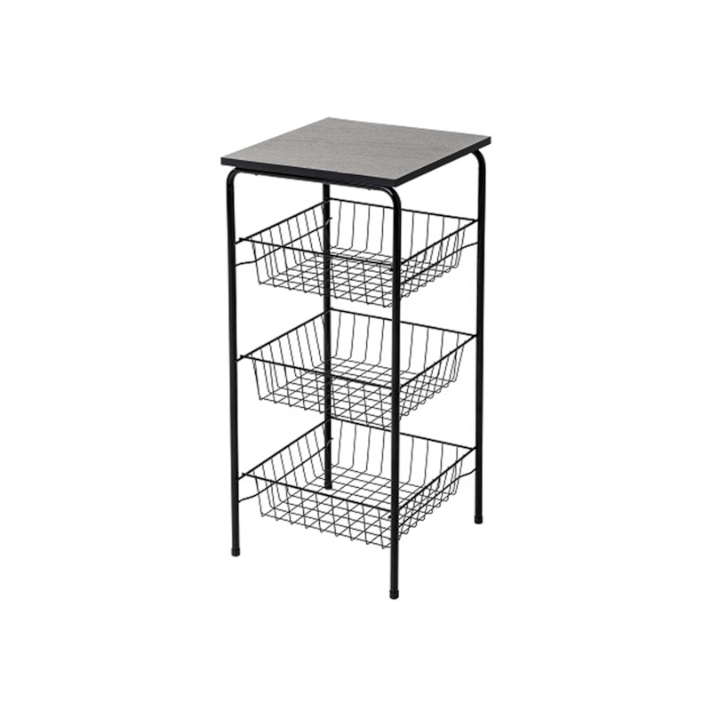 Fruteira 3 Cestos Preto Microondas/Forno Utimil