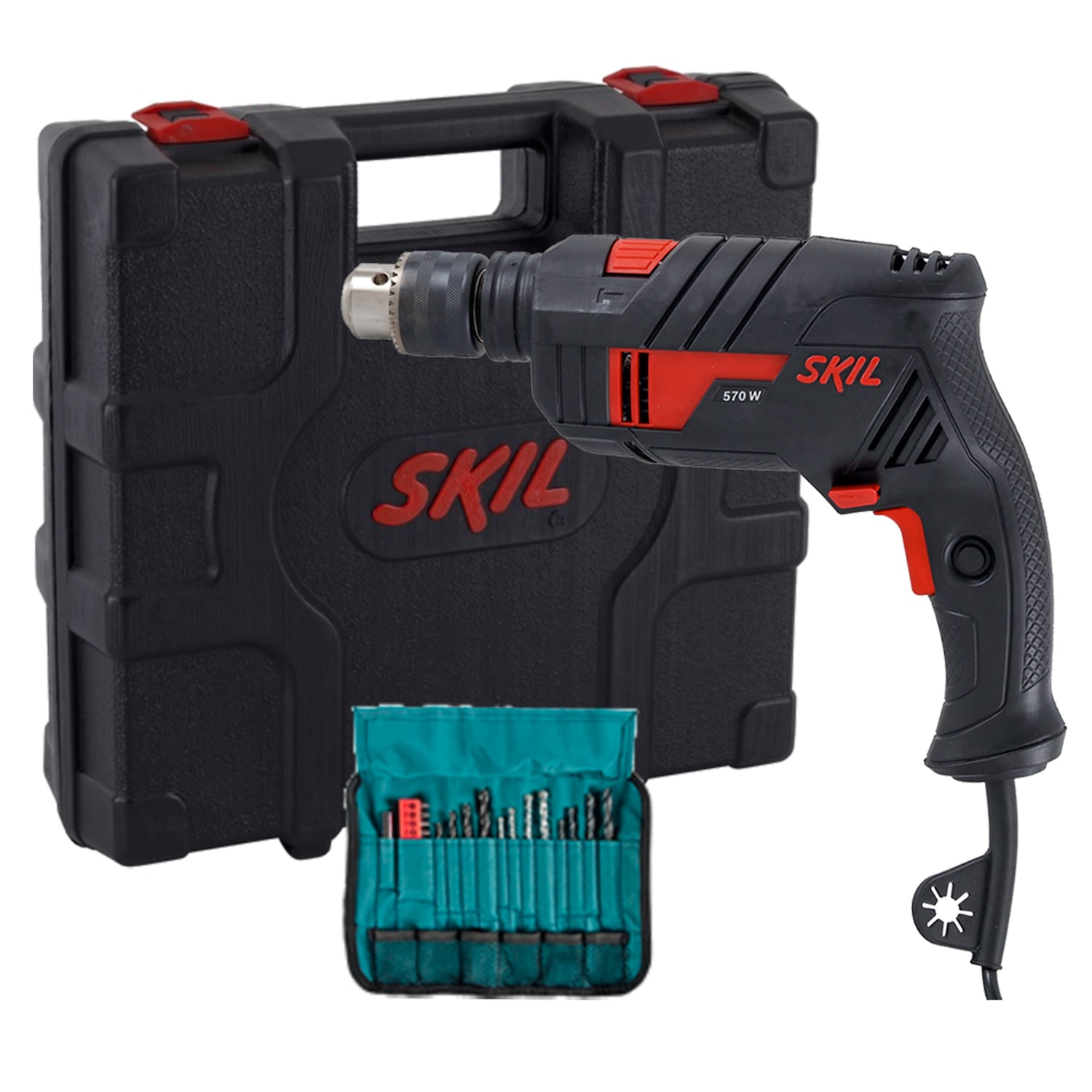 Furadeira de Impacto 6555 570W 220V com Acessórios e Maleta Skil