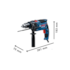 Furadeira de Impacto GSB 16 RE 850W 220V com Maleta Bosch