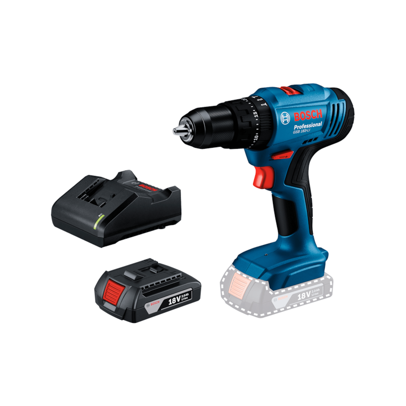 Furadeira/Parafusadeira com Impacto GSB183-LI Bosch