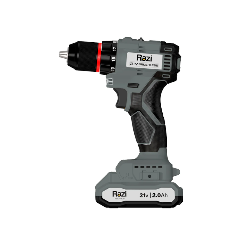 Furadeira Parafusadeira de Impacto Brushless 21V Razi