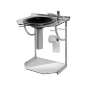 Gabinete Glass Ônix 943 Cris Metal
