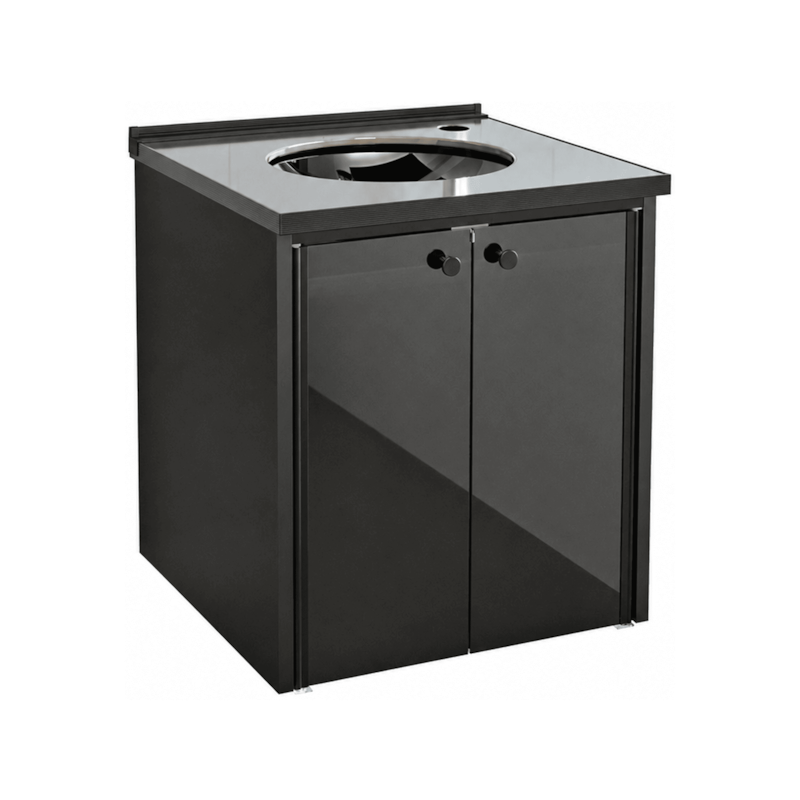 Gabinete para Banheiro Linha Fênix Black 42.6cm Cris Metal