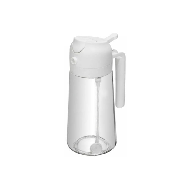 Galheteiro 2 Em 1 Vidro Com Borrifador Plástico 450ml Lyor