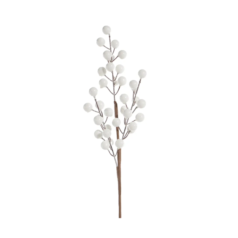 Galho Decorativo Grande Branco 40cm Cromus