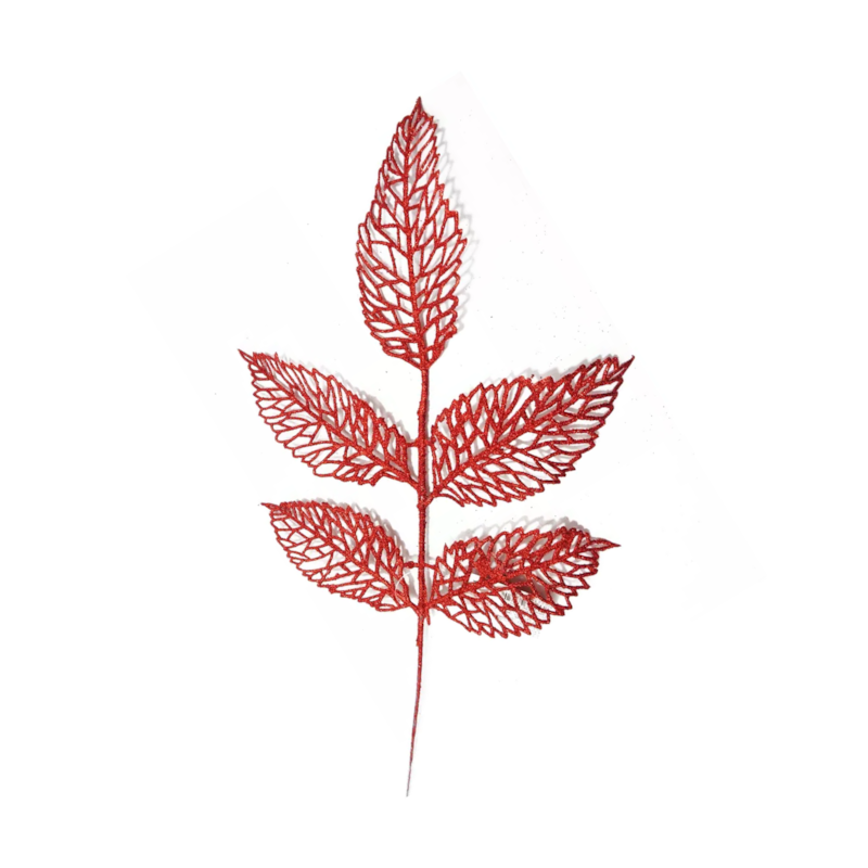 Galho Decorativo Vermelho Cromus