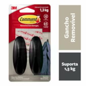 Gancho Command Design Preto 3M