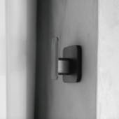 Gancho de Parede ELeve Preto Ou