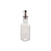 Garrafa de Vidro Para Azeite Com Tampa e Bico Dosador Transparente 200ml Lyor