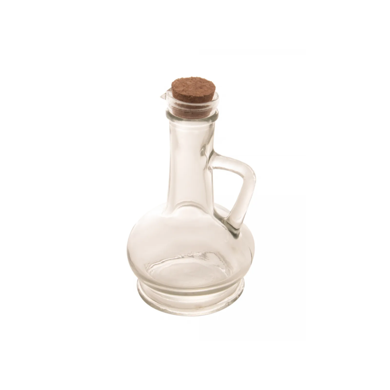 Garrafa para Azeite de Vidro com Tampa de Rolha 230ml Vidro Lyor
