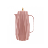 Garrafa Térmica de Plástico Diamond Rosa 1L Lyor
