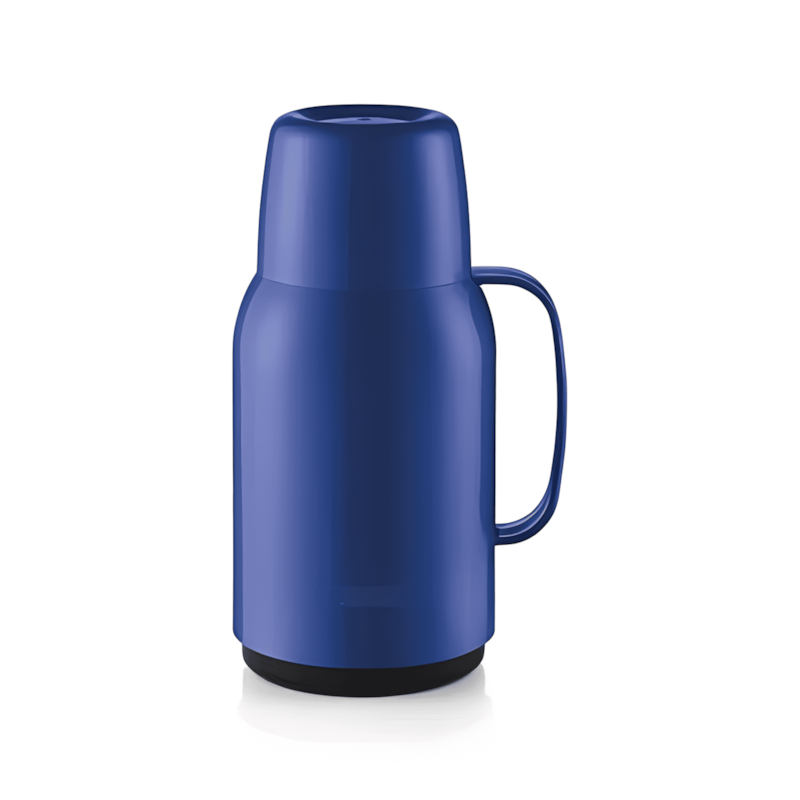 Garrafa Térmica Plástica 750ml Azul Sanremo 