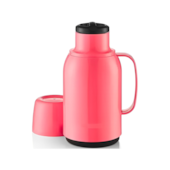 Garrafa Térmica Plástico Rosa 750ml Sanremo