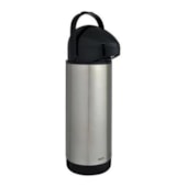 Garrafa Térmica Pressão Nobile 1,0L Inox Mor  Garrafa Térmica Pressão Nobile 1,0L Inox Mor