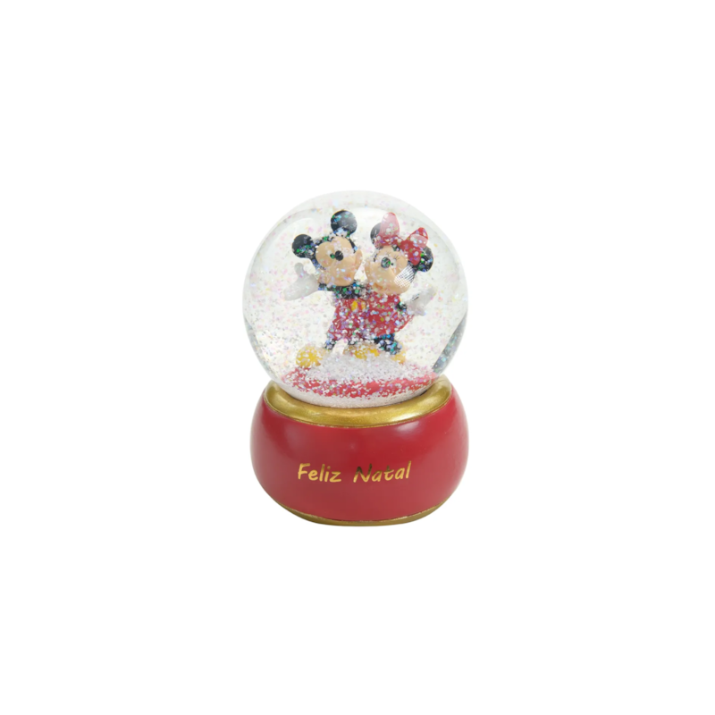 Globinho Decorativo Casal Mickey 11cm Cromus