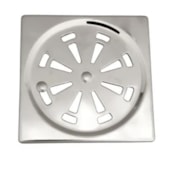 Grelha 10x10cm Abre e Fecha Inox Flux Hidro