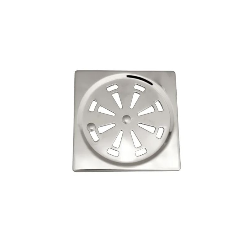 Grelha 10x10cm Abre e Fecha Inox Flux Hidro