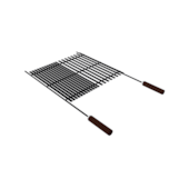 Grelha Churrasco Black Cabo de Madeira Tramontina