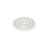 Grelha de Plástico Redonda Branca 150mm Krona  Grelha de Plástico Redonda Branca 150mm Krona