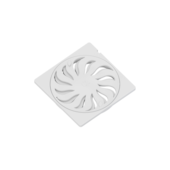Grelha Quadrada 15x15cm Abre e Fecha Branco Tigre