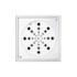 Grelha Quadrada 15x15cm com Porta Grelha Inox 450 Delta