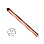 Haste de Aterramento 1/2" 1,20 Metros Taf Haste de Aterramento 1/2" 1,20 Metros Taf