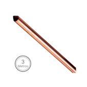 Haste de Aterramento 5/8" 3 Metros Taf Haste de Aterramento 5/8" 3 Metros Taf