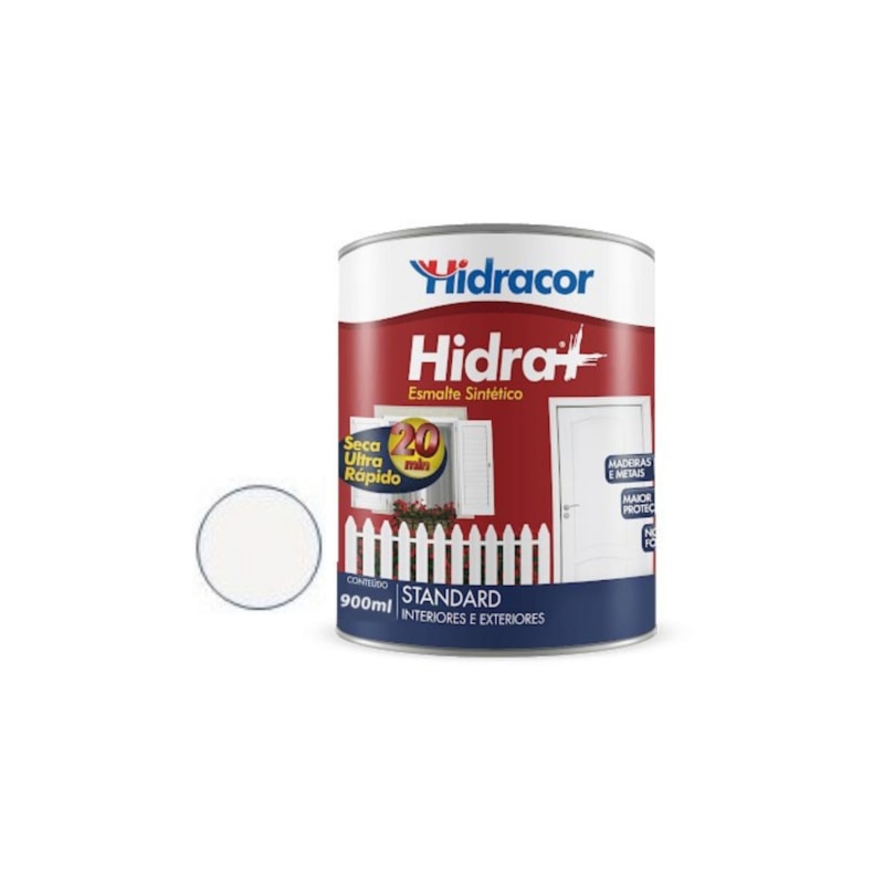 Hidramais Esmalte Sintético Branco Neve 900ml Hidracor