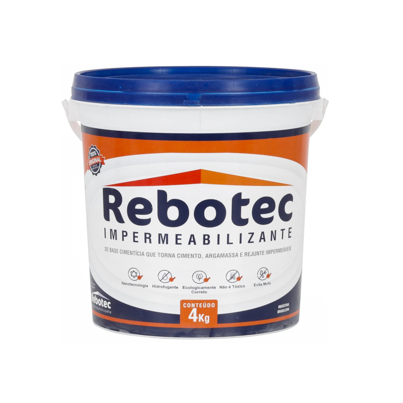 Impermeabilizante em Pó 4Kg Rebotec