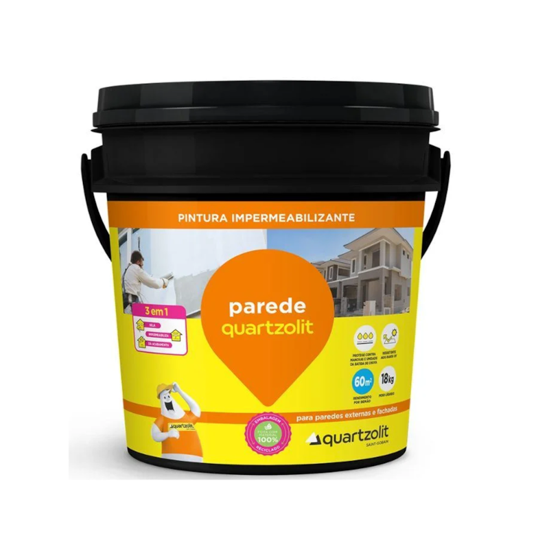 Impermeabilizante para Parede 18Kg Quartzolit