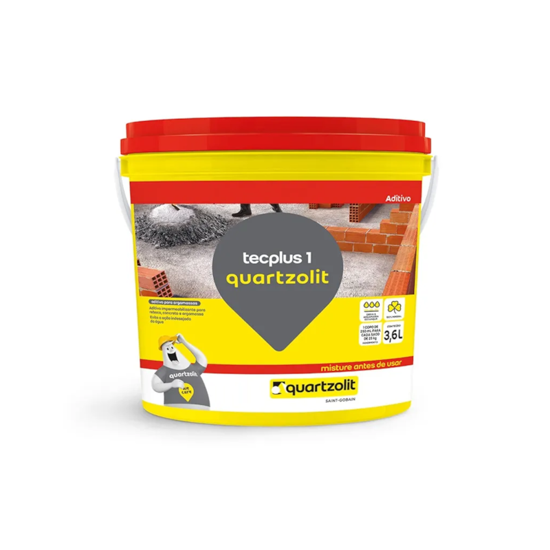 Impermeabilizante Tecplus 1 Galão 3,6L Quartzolit