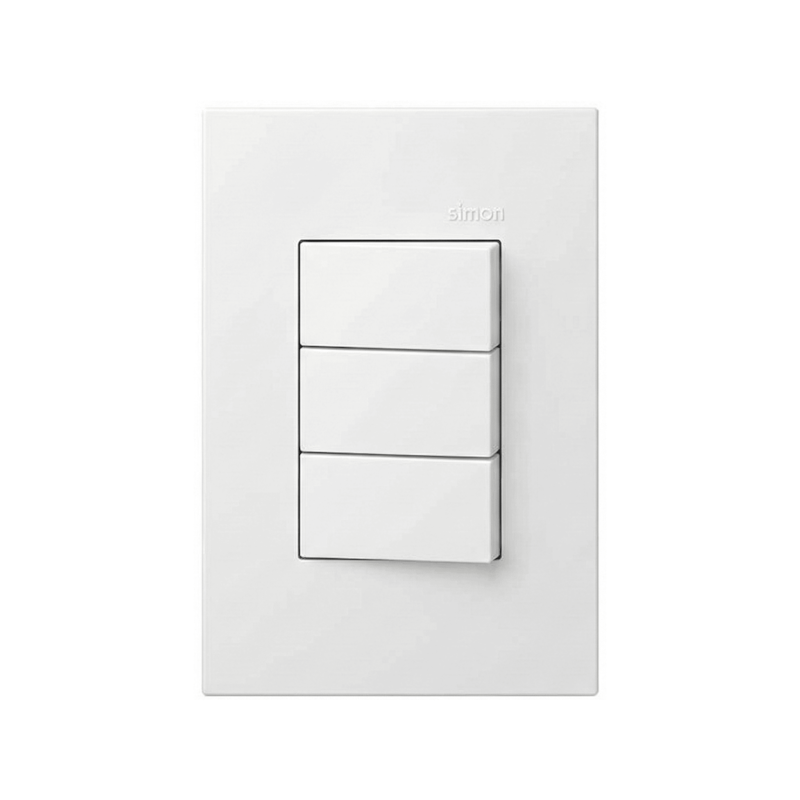 Interruptor 3Sec Simp 10A Branco Fosco 35 Simon