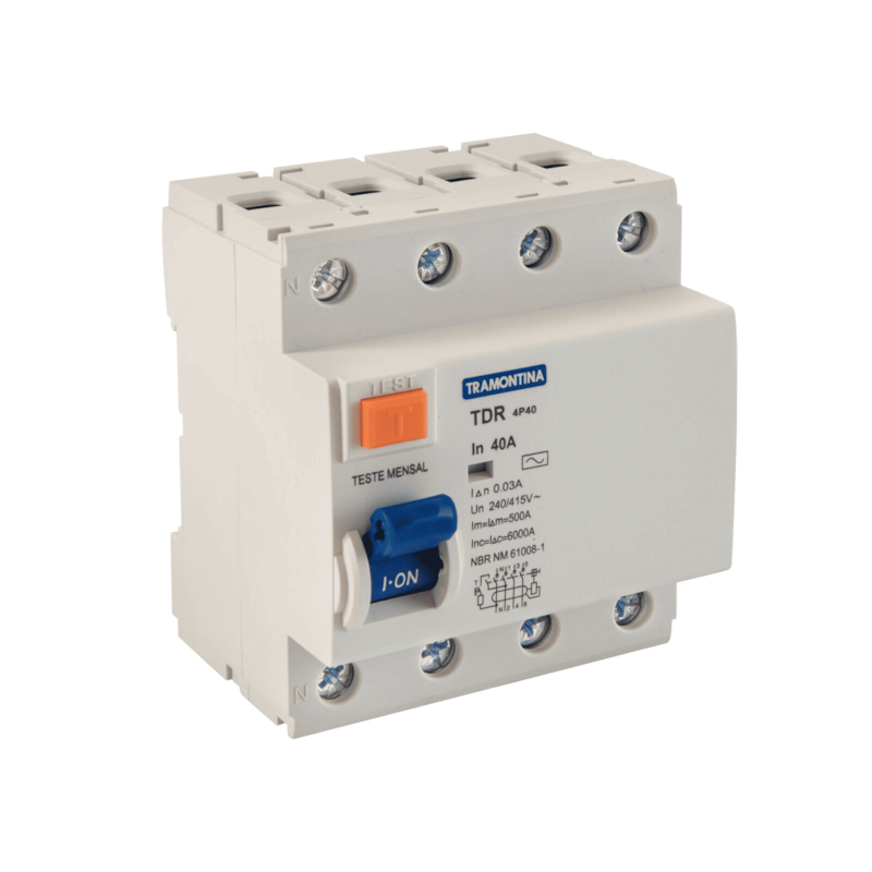 Interruptor 4P 40A 30MA 6KA Tramontina