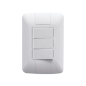 Interruptor Aria 3 Seções Paralelo Tramontina Interruptor Aria 3 Seções Paralelo Tramontina