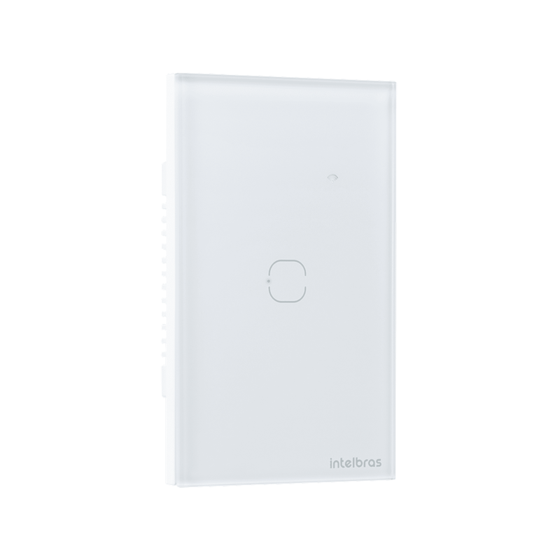 Interruptor Touch Smart 1 Secão Wifi EWS1001 Branco Intelbras