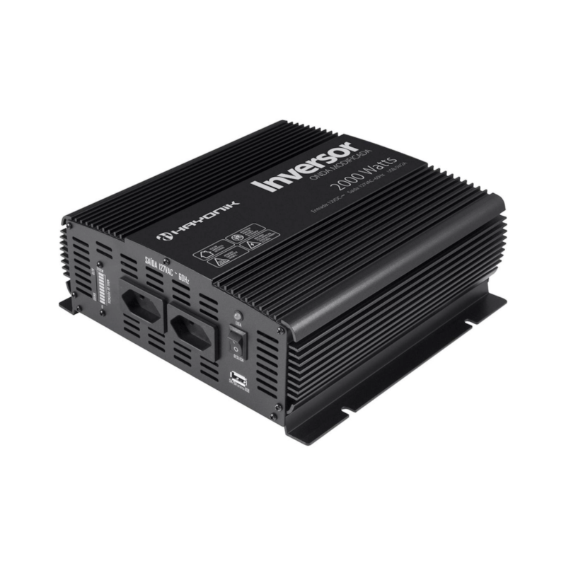 Inversor De Onda Modificada 2000W 12V220V Pw11-5 Hayonik