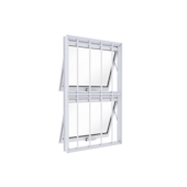 Janela 100x60cm Máximo Duplo Vertical com Grade Lucasa
