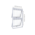 Janela 100x60cm Máximo Duplo Vertical com Grade Lucasa
