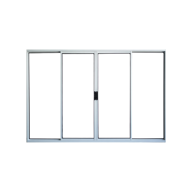 Janela 4 Folhas 100x150cm Vidro Liso Branco Líder