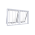 Janela 60x100cm Ar Duplo Horizontal com Grade Lucasa