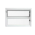 Janela Basculante 40x60cm Vidro Liso Branco Líder