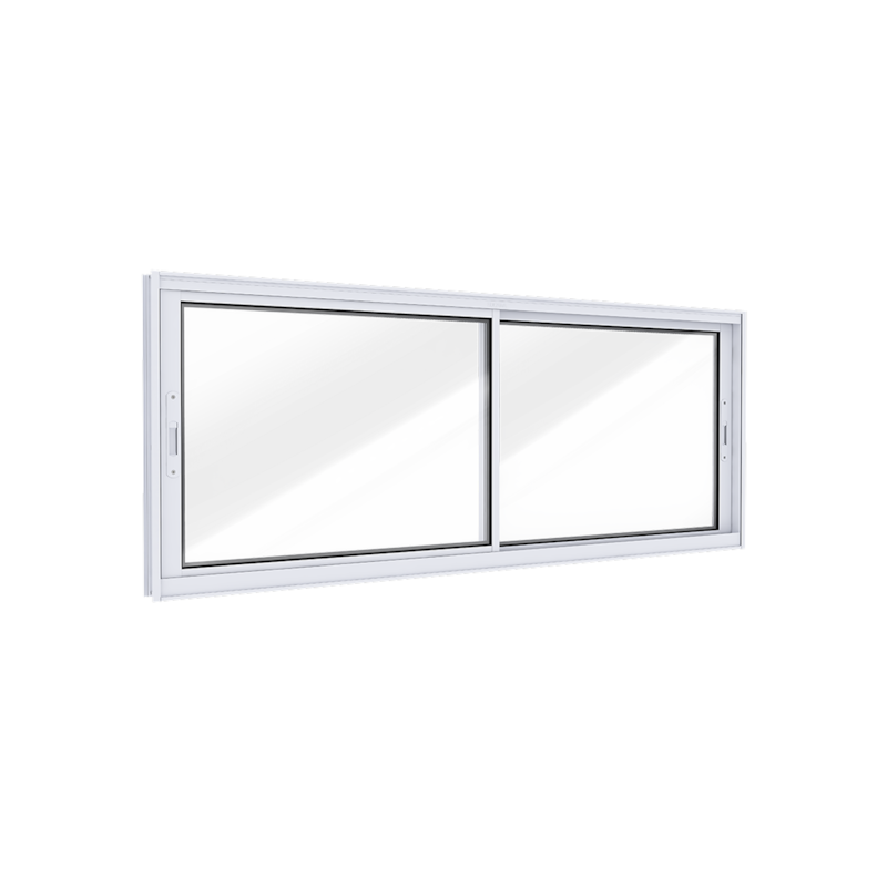 Janela Correr 60x100cm Lateral Horizontal 2Folhas Lucasa