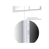 Janela Correr 60x150cm Lateral Horizontal Lucasa