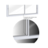 Janela Correr 60x80cm Lateral Horizontal Lucasa