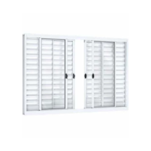 Janela Veneziana em Alumínio 6 Folhas 100x150cm Riobras Janela Veneziana em Alumínio 6 Folhas 100x150cm Riobras
