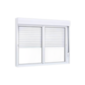 Janela Veneziana Integrada 2 Folhas 120x120cm Lucasa