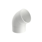 Joelho 60° para Condutor Circular Branco Aquapluv Style Tigre
