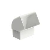 Joelho 60 Condutor Retangular Branco Aquapluv Style Tigre 