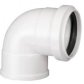 Joelho para Esgoto 90° com Anel 40mm Krona  Joelho para Esgoto 90° com Anel 40mm Krona