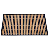 Jogo Americano Bamboo Listrado Preto Mimo Jogo Americano Bamboo Listrado Preto Mimo